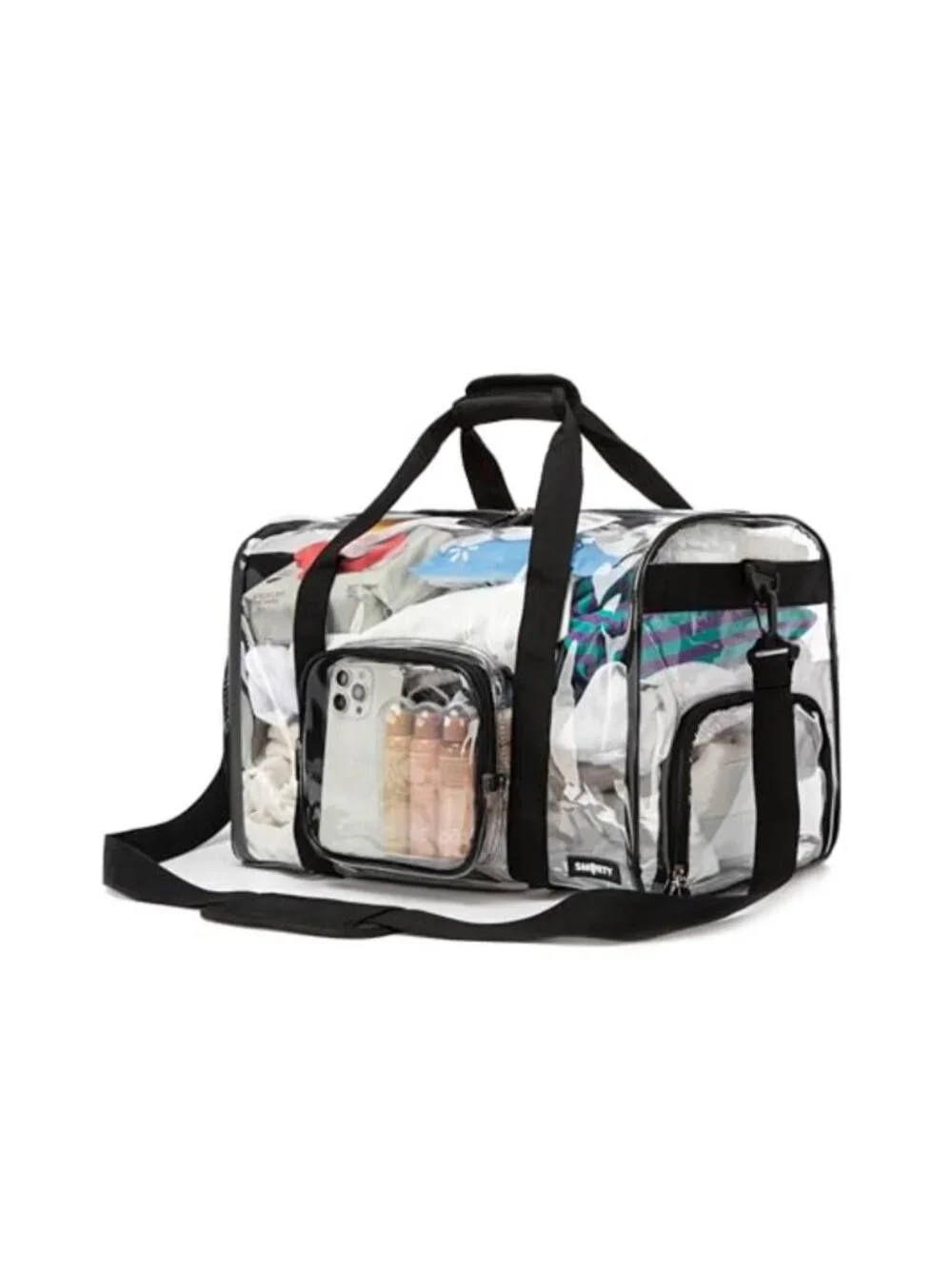 Clear Tote Bag with Reinforced Straps Stadium Approved Waterproof PVC